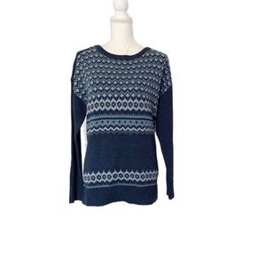 Chaps Blue Long Sleeve Sweater Size XL